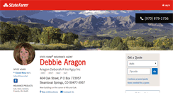 Desktop Screenshot of debbiearagon.com